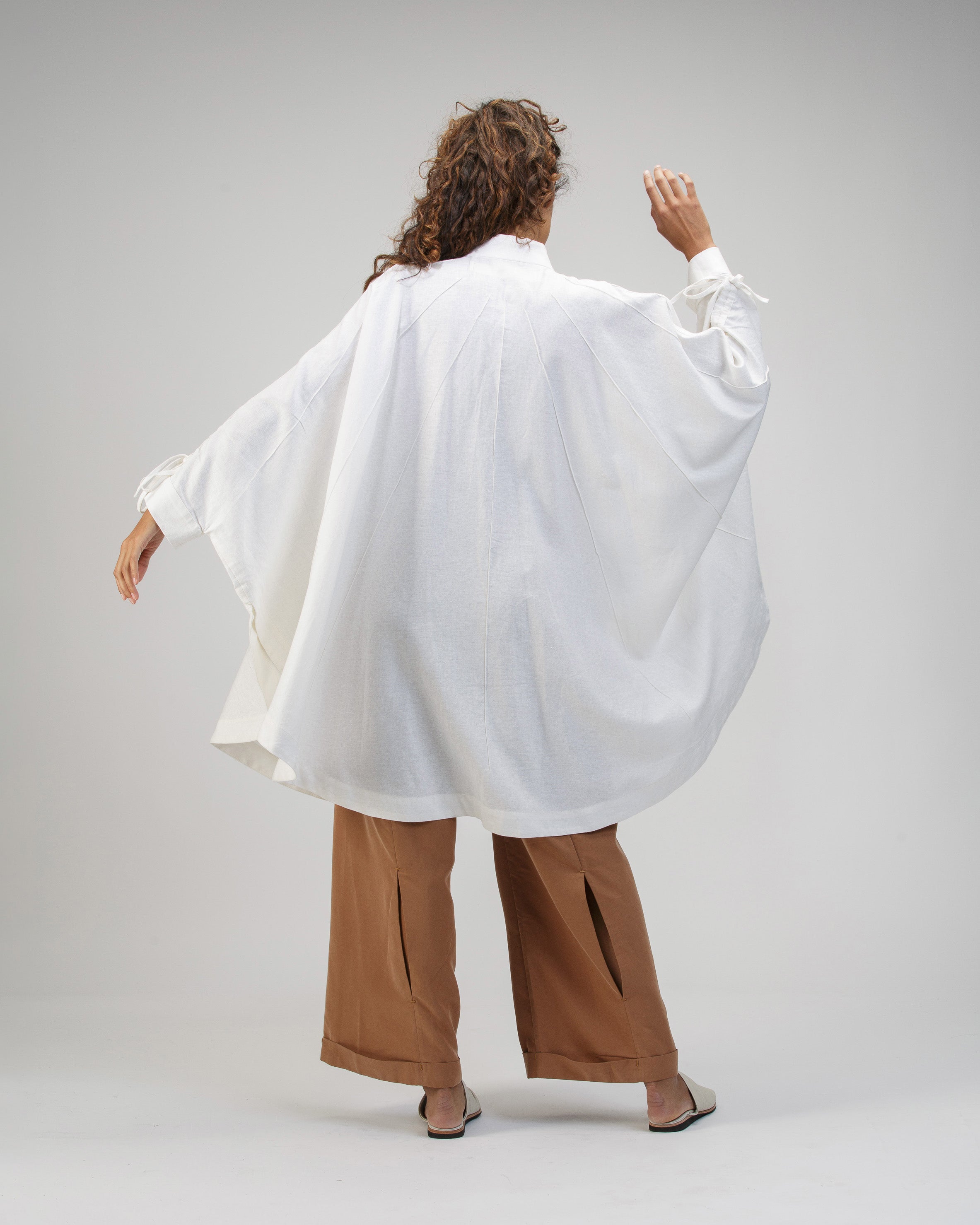 UNISEX IVORY CIRCULAR SUN SHIRT