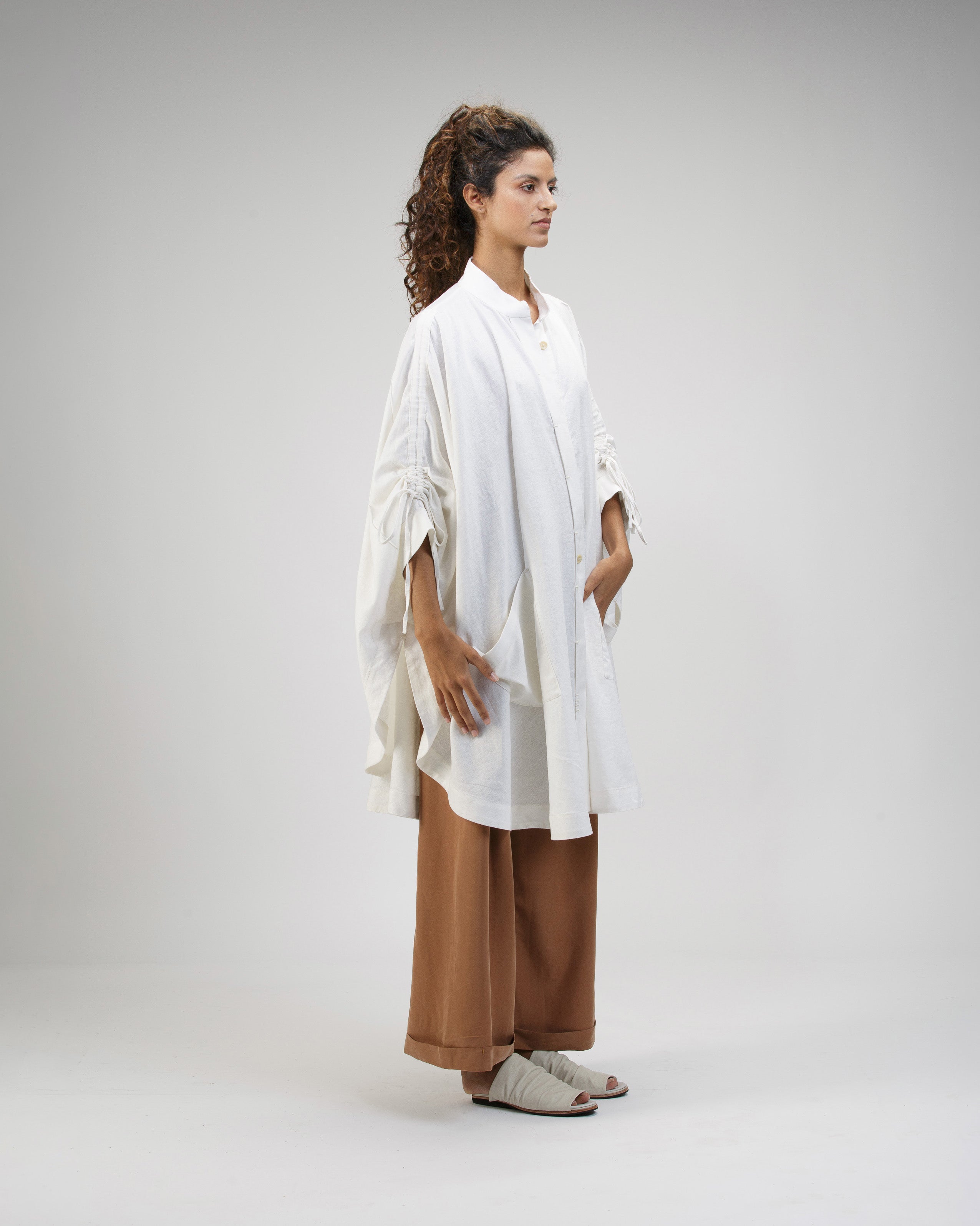 UNISEX IVORY CIRCULAR SUN SHIRT