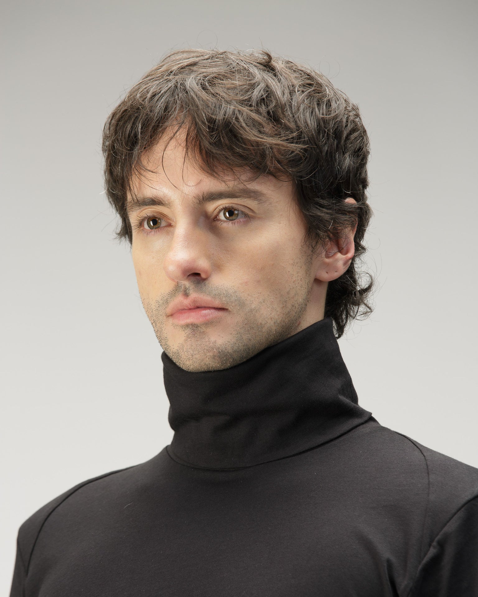 ARMOUR HIGH-NECK T-SHIRT IN COTTON