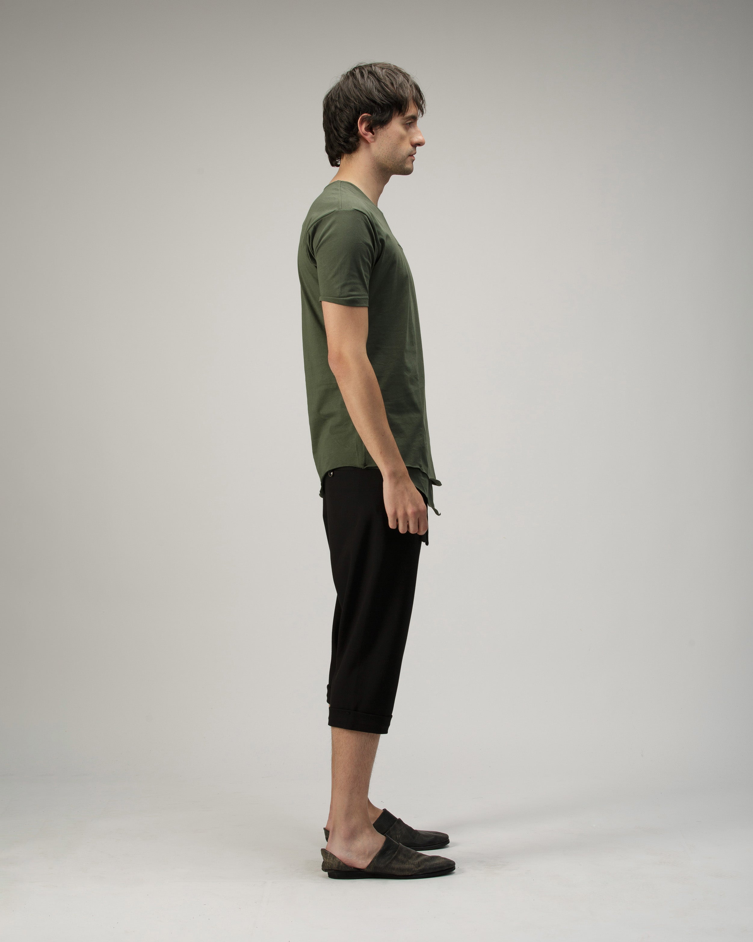 GREEN DOUBLE LAYER T-SHIRT