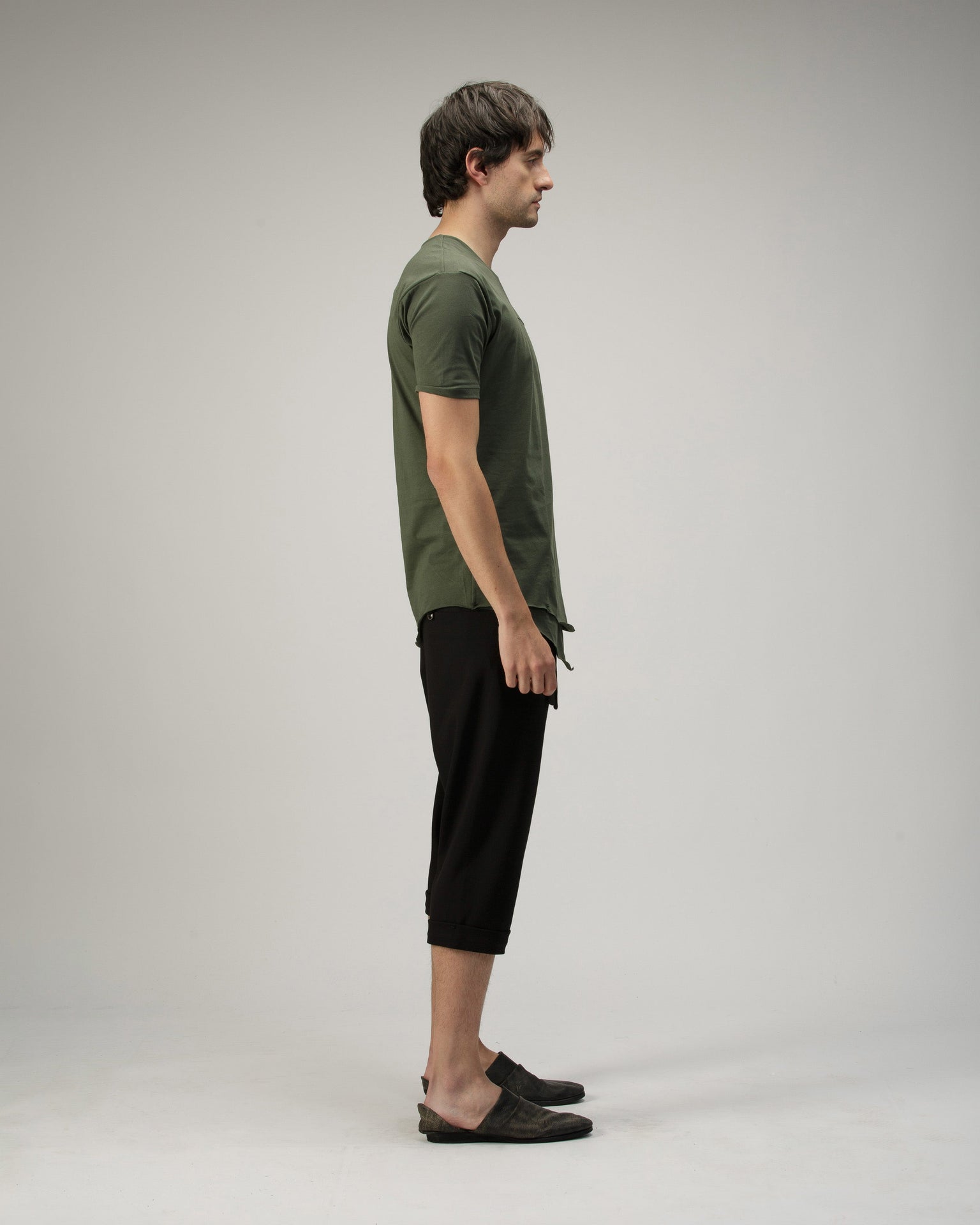 DOUBLE FRONT T-SHIRT IN COTTON