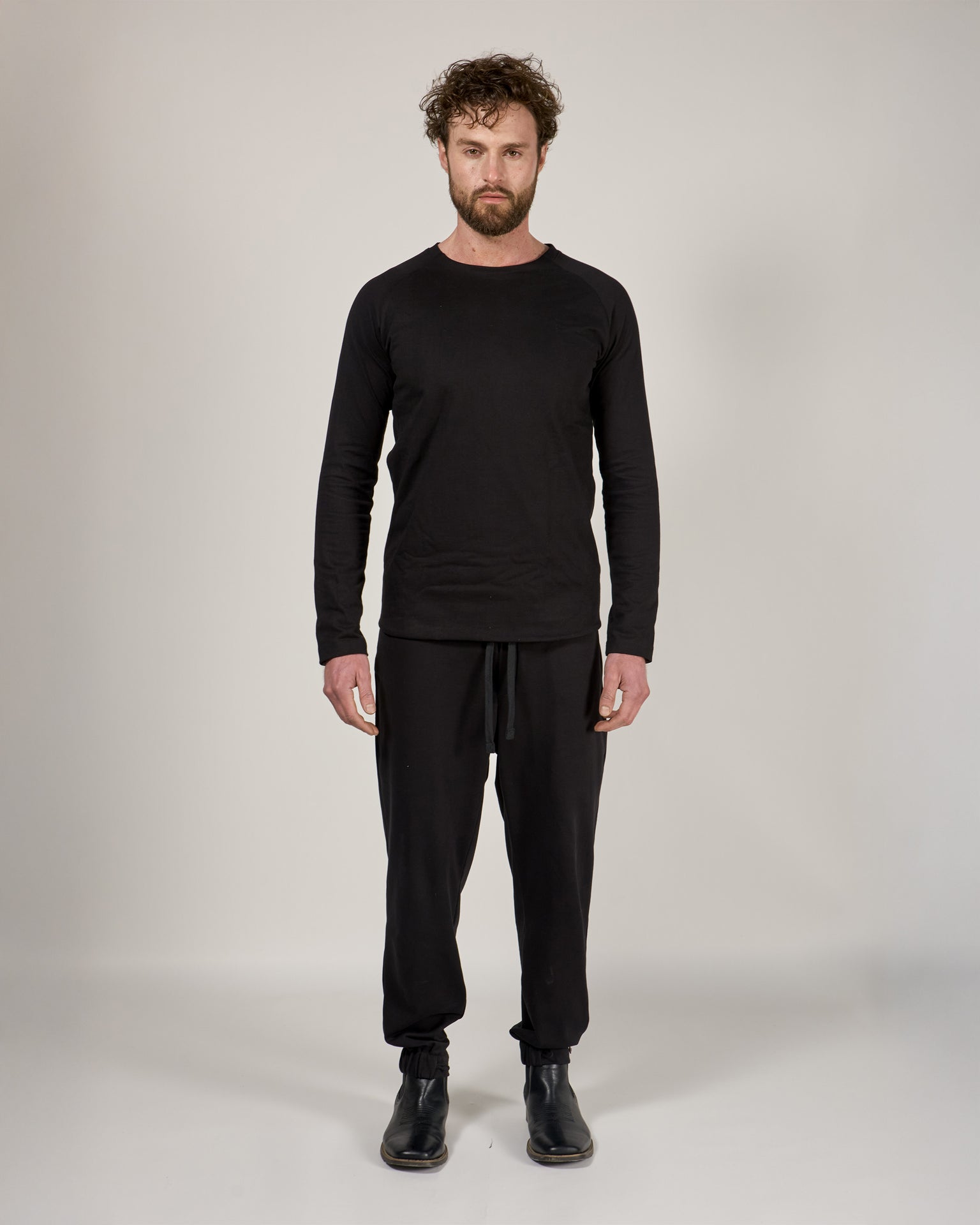 RANGLAN SLEEVE SWEATSHIRT IN COTTON