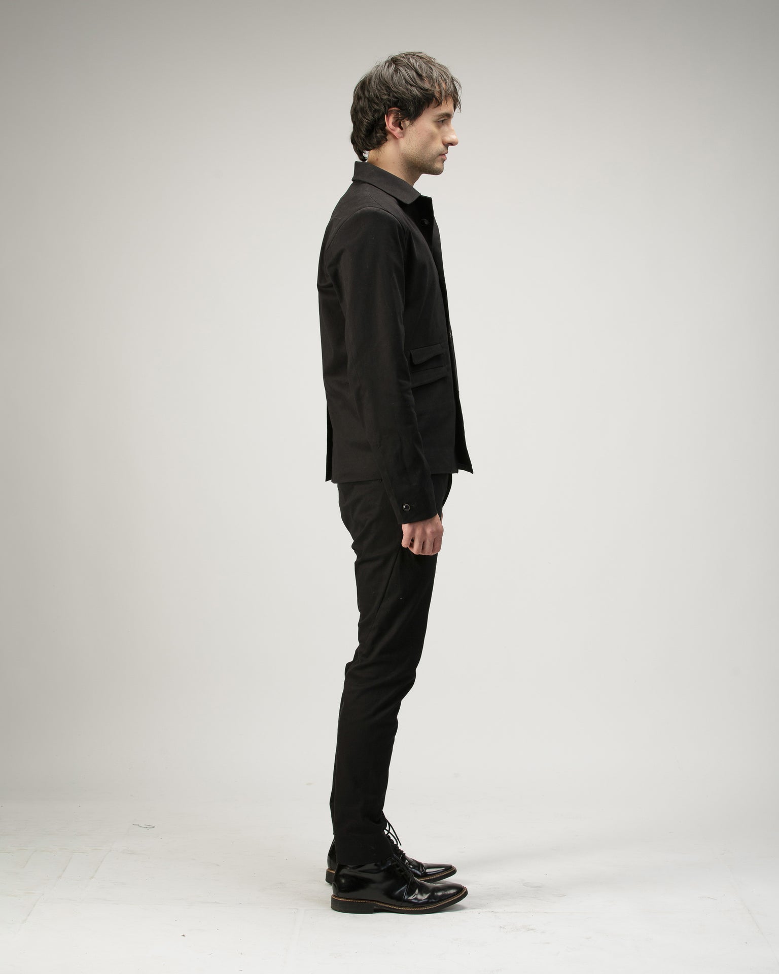 FIVE POCKET STRUCTURED JACKET IN COTTON