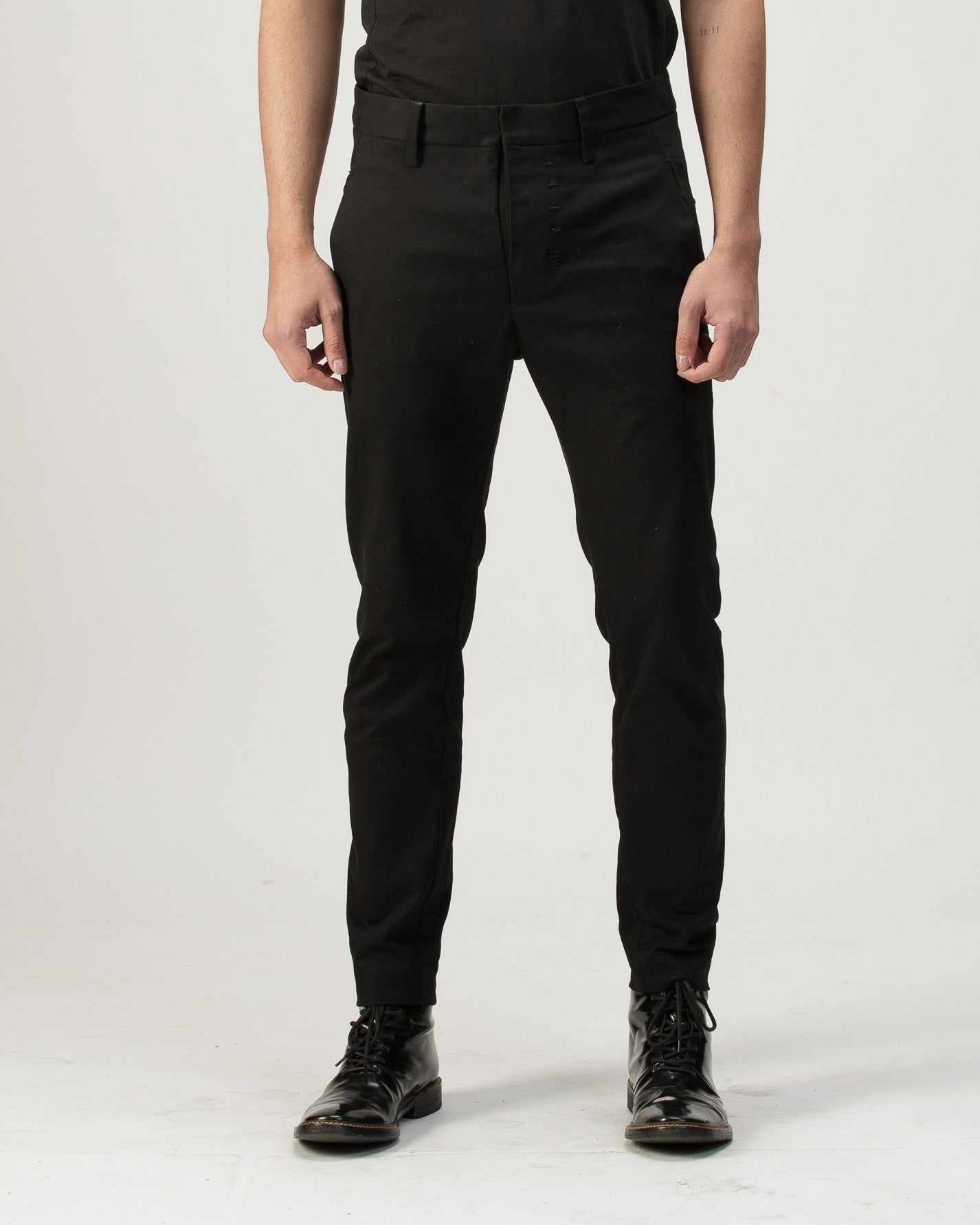 SLIM FIT MONOPLAZA COTTON TWILL PANTS