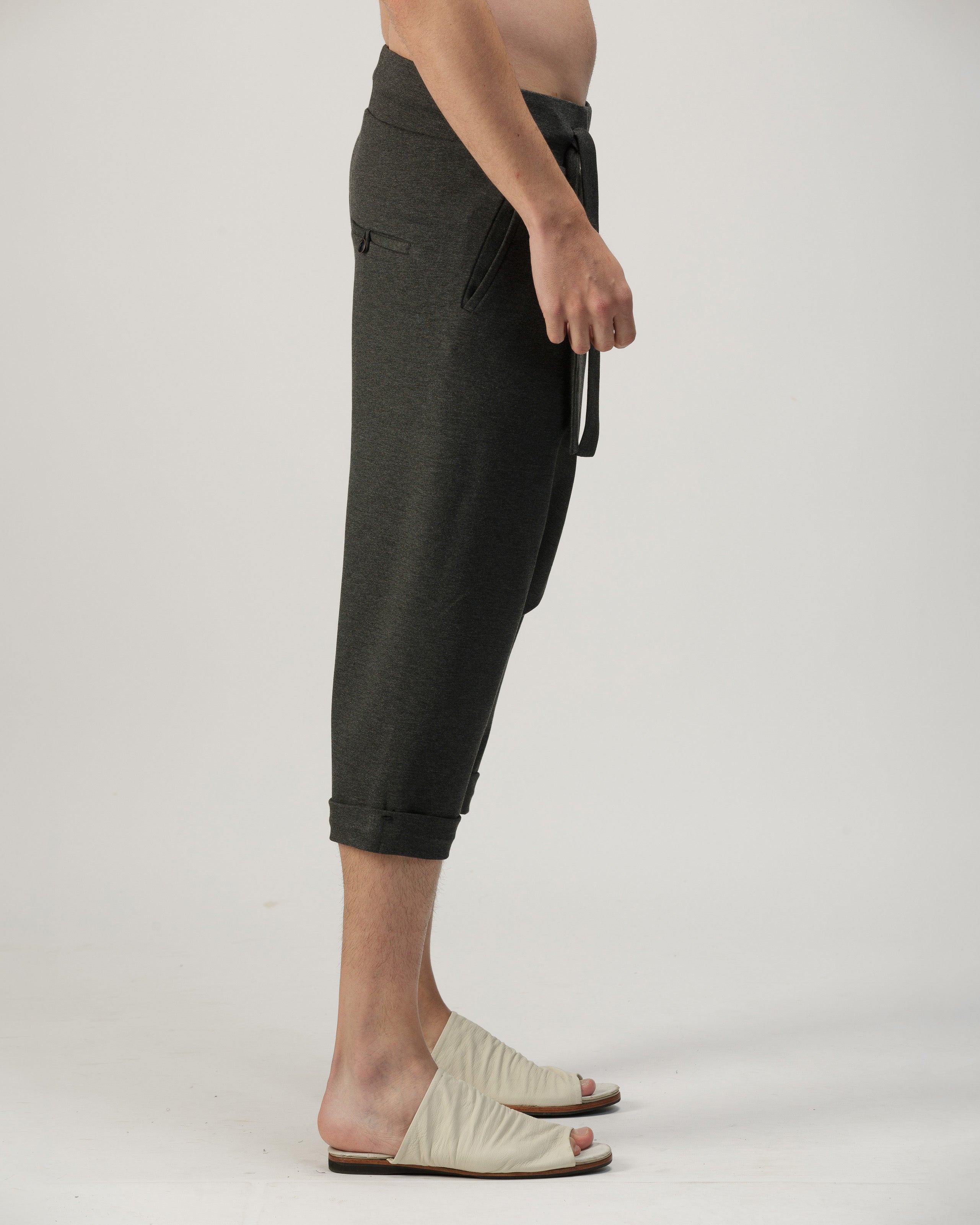 GREY TORNADO SHORTS