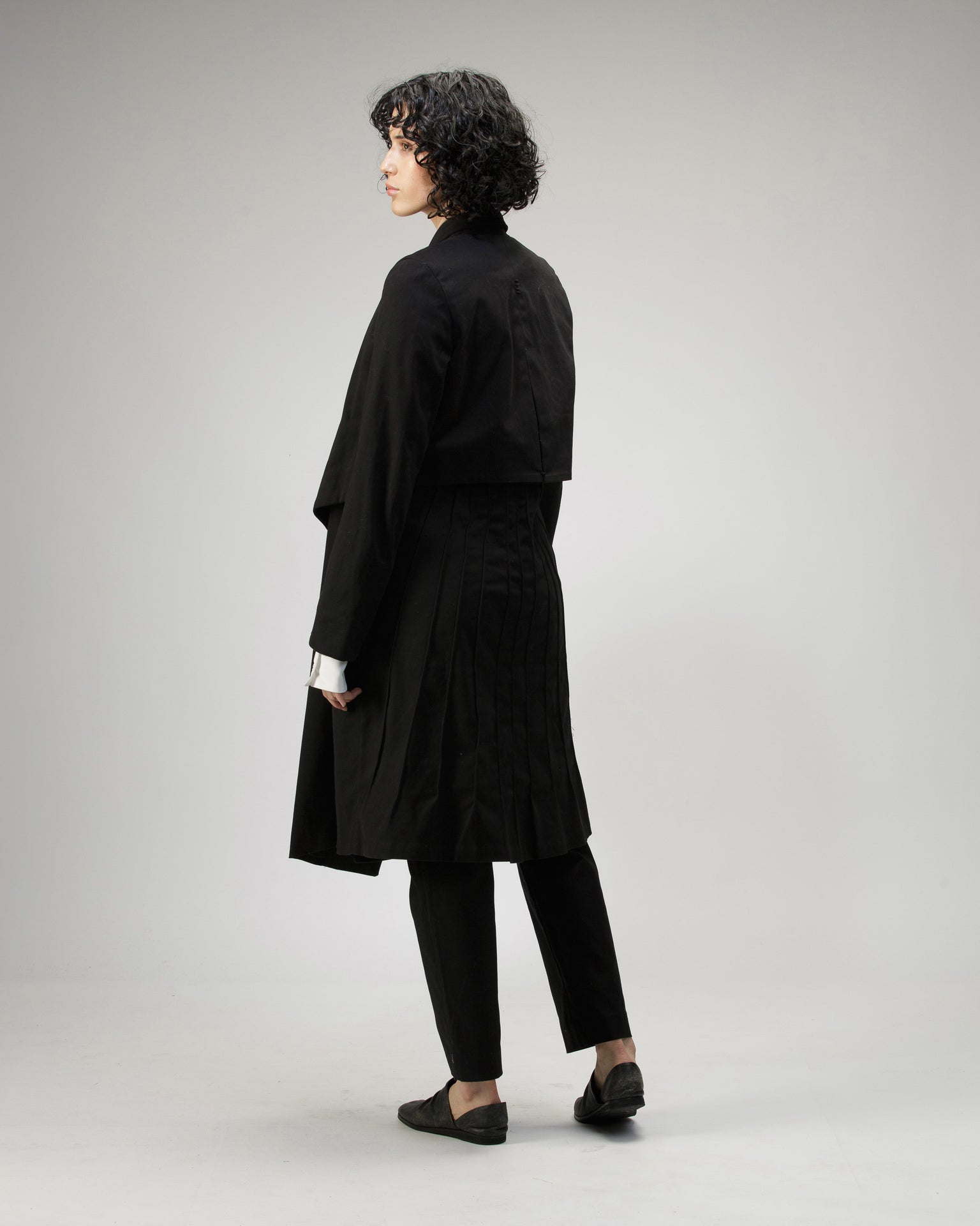 TRENCH COAT ABAYA IN COTTON