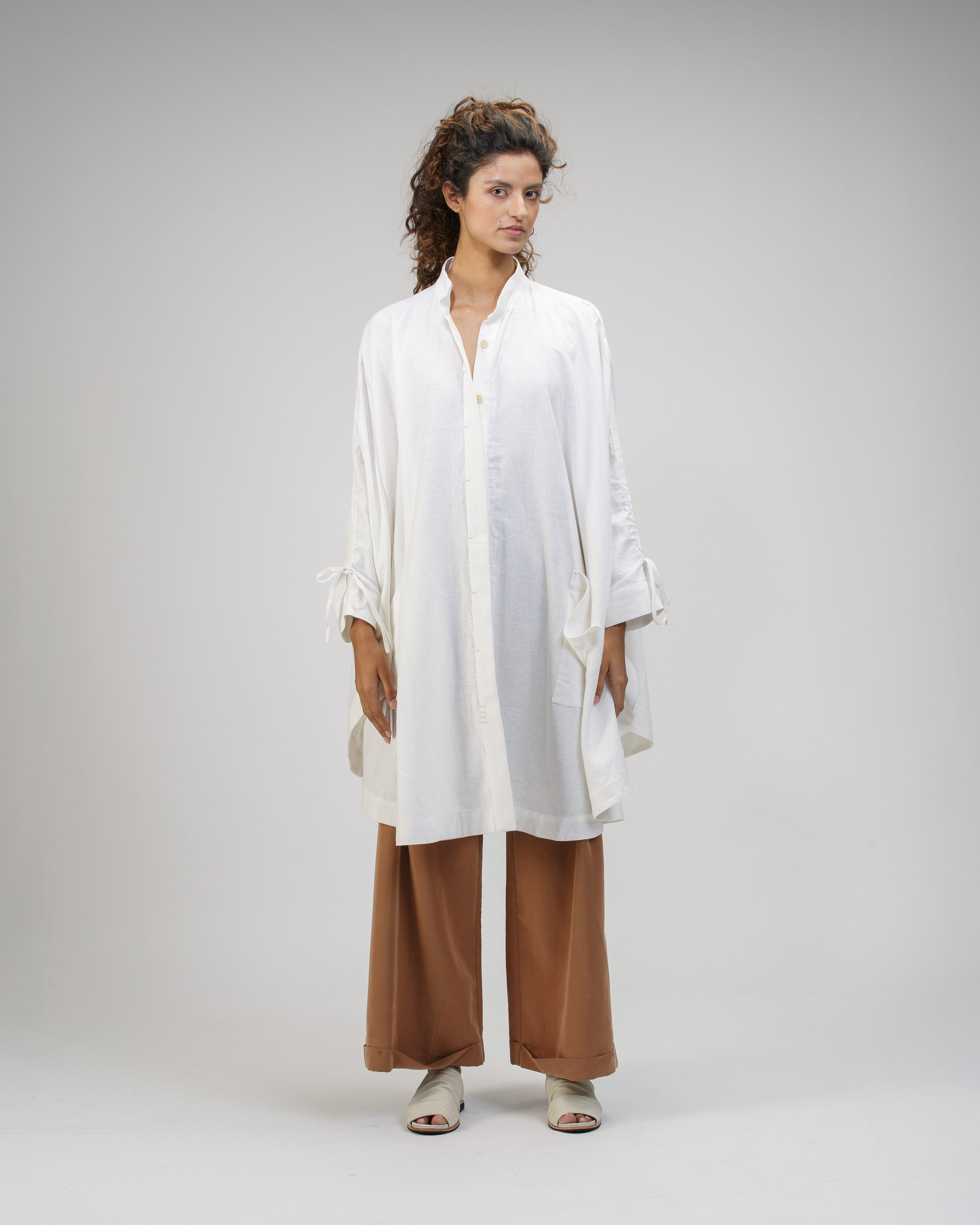 UNISEX IVORY CIRCULAR SUN SHIRT