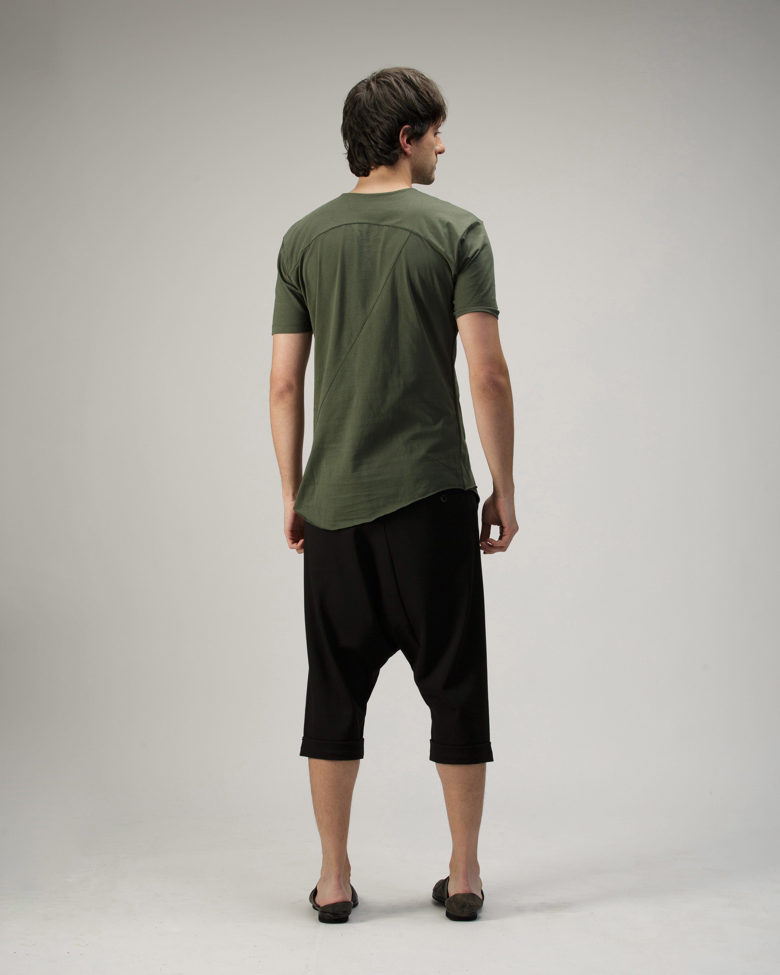 GREEN DOUBLE LAYER T-SHIRT