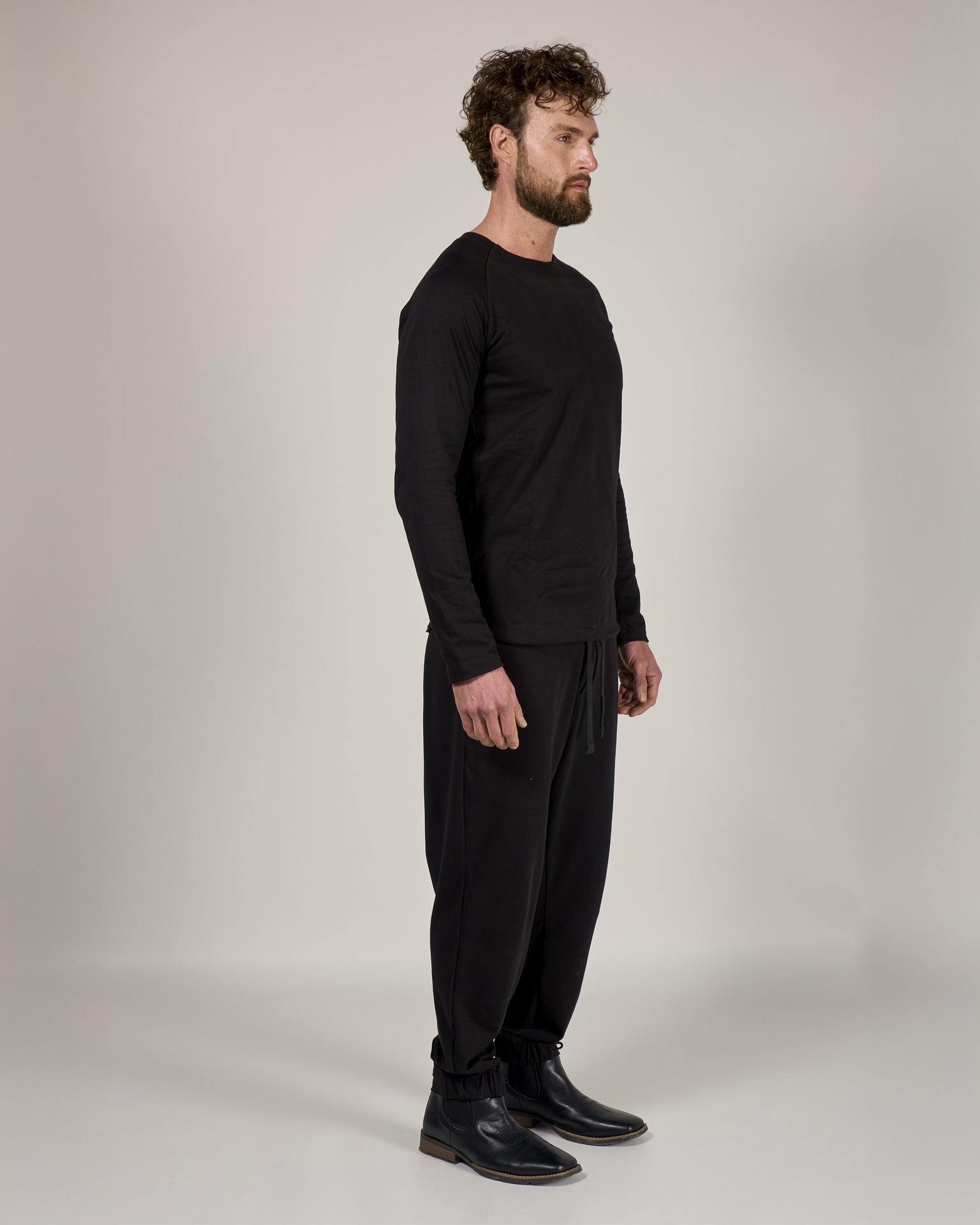 RANGLAN SLEEVE SWEATSHIRT IN COTTON