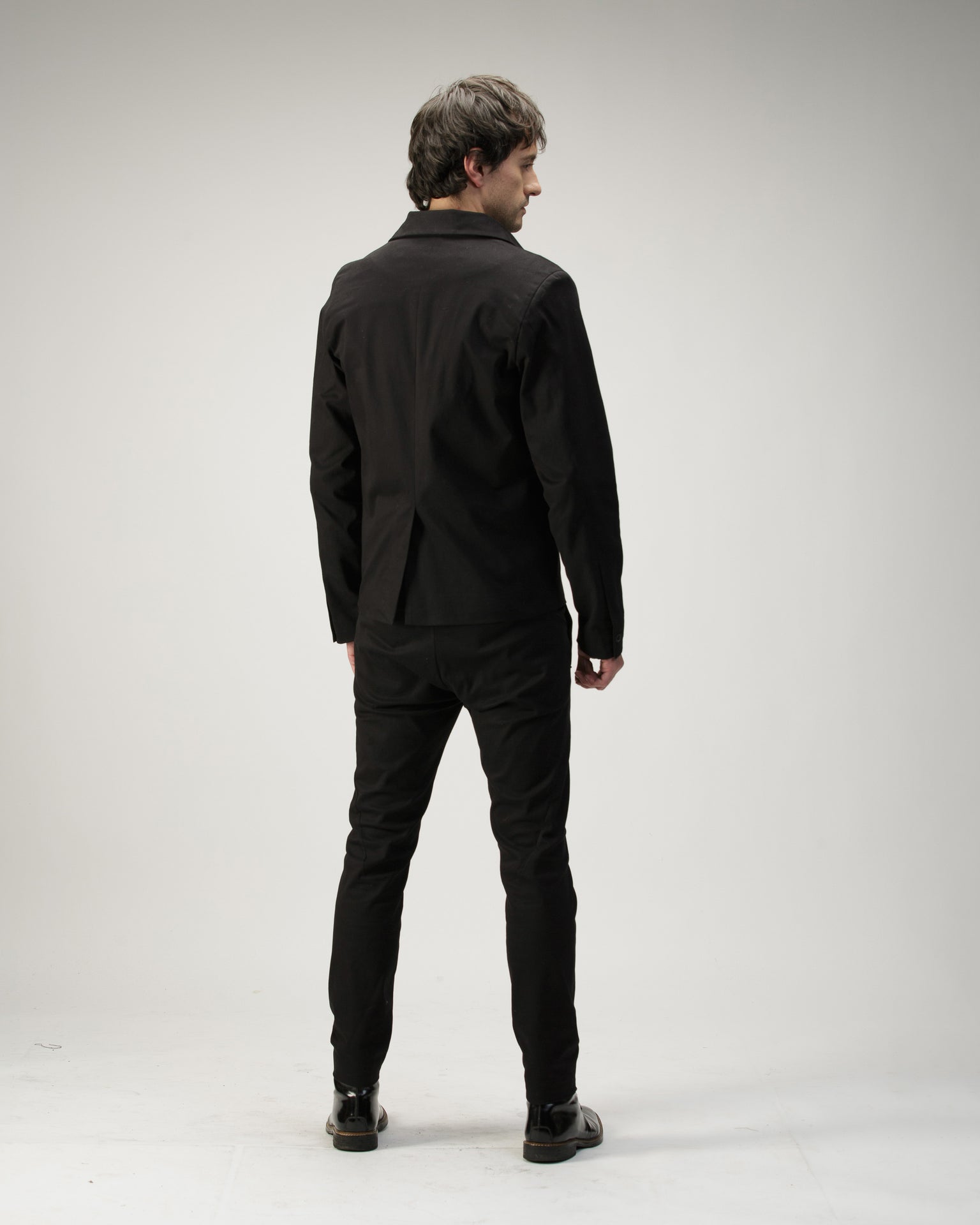 FIVE POCKET STRUCTURED JACKET IN COTTON