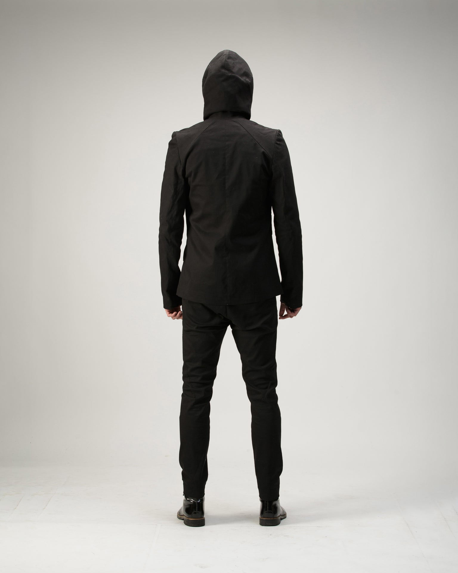 DIAPHRAGM HOODED JACKET IN COTTON