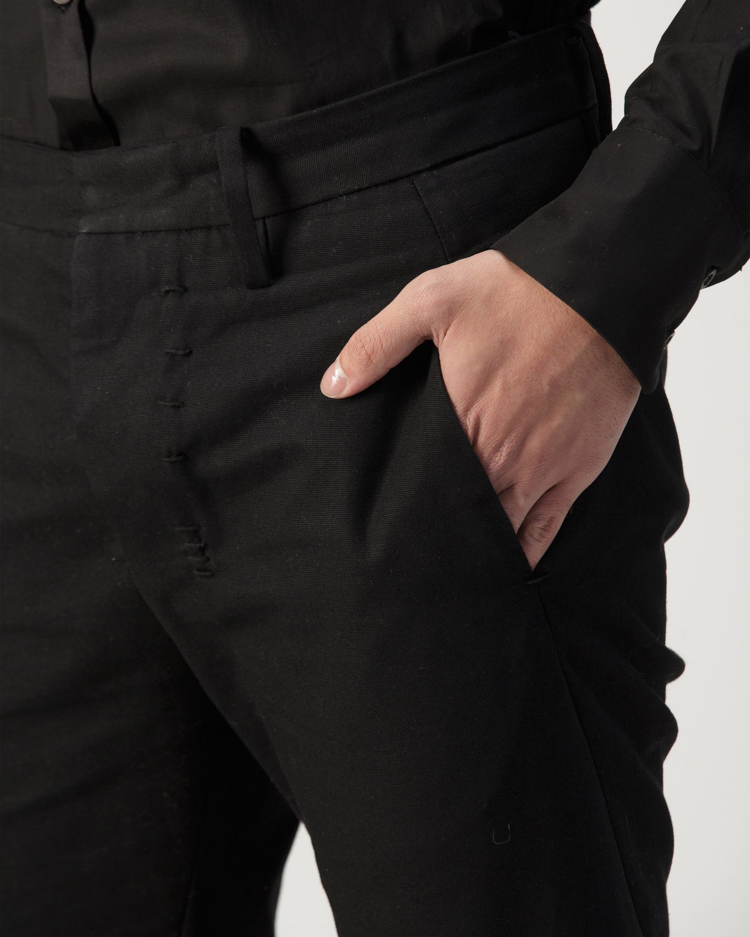 SLIM FIT MONOPLAZA PANTS IN COTTON