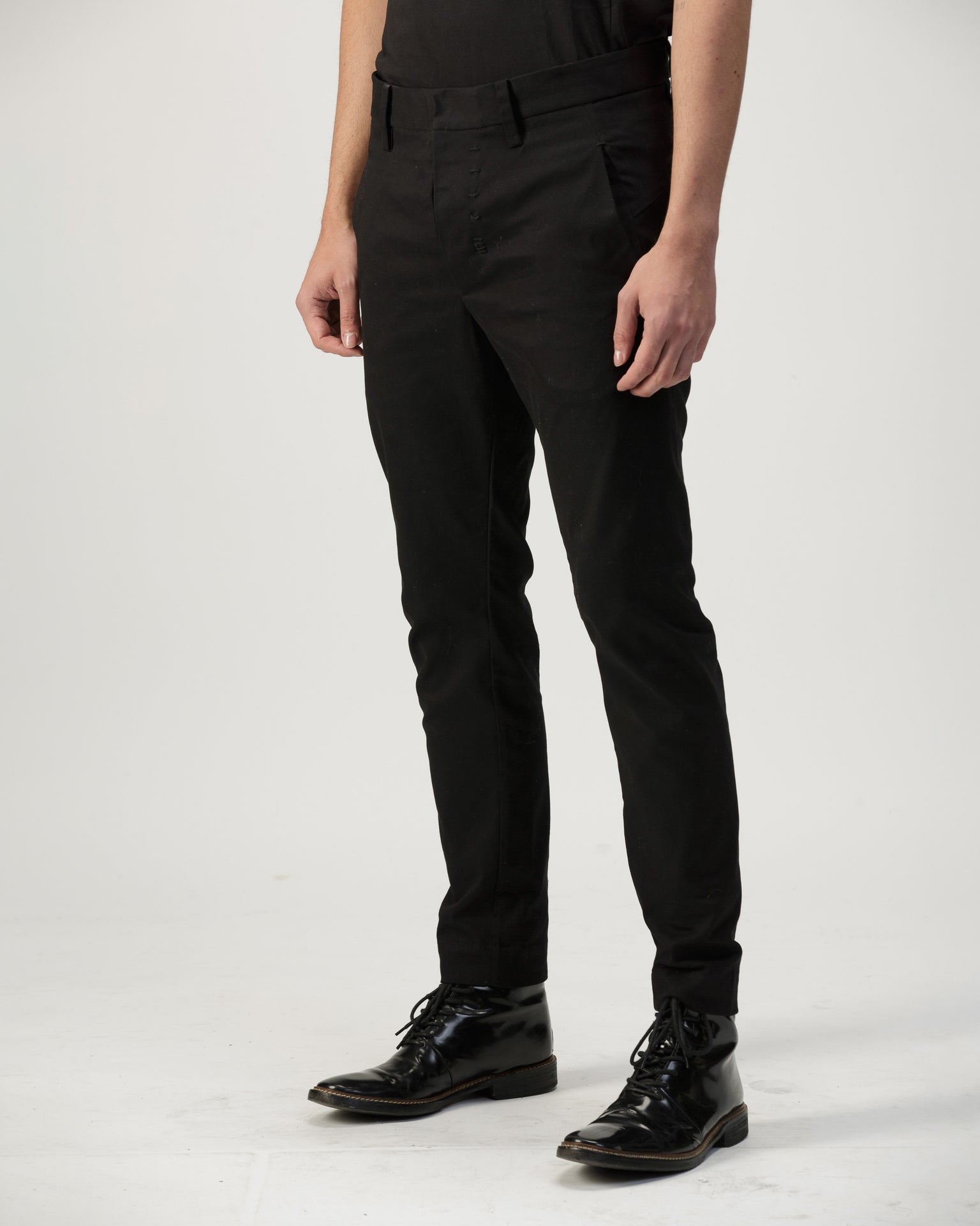 SLIM FIT MONOPLAZA COTTON TWILL PANTS
