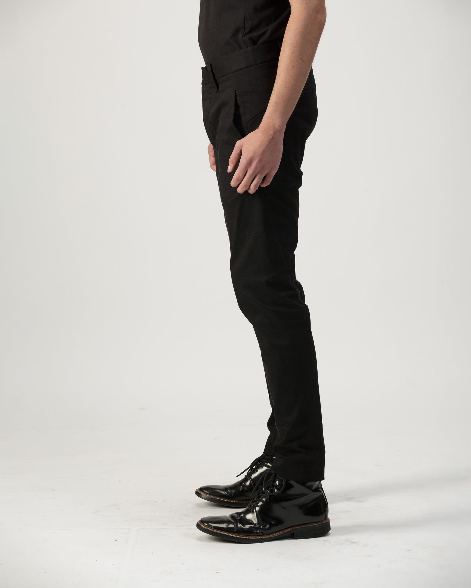 SLIM FIT MONOPLAZA COTTON TWILL PANTS