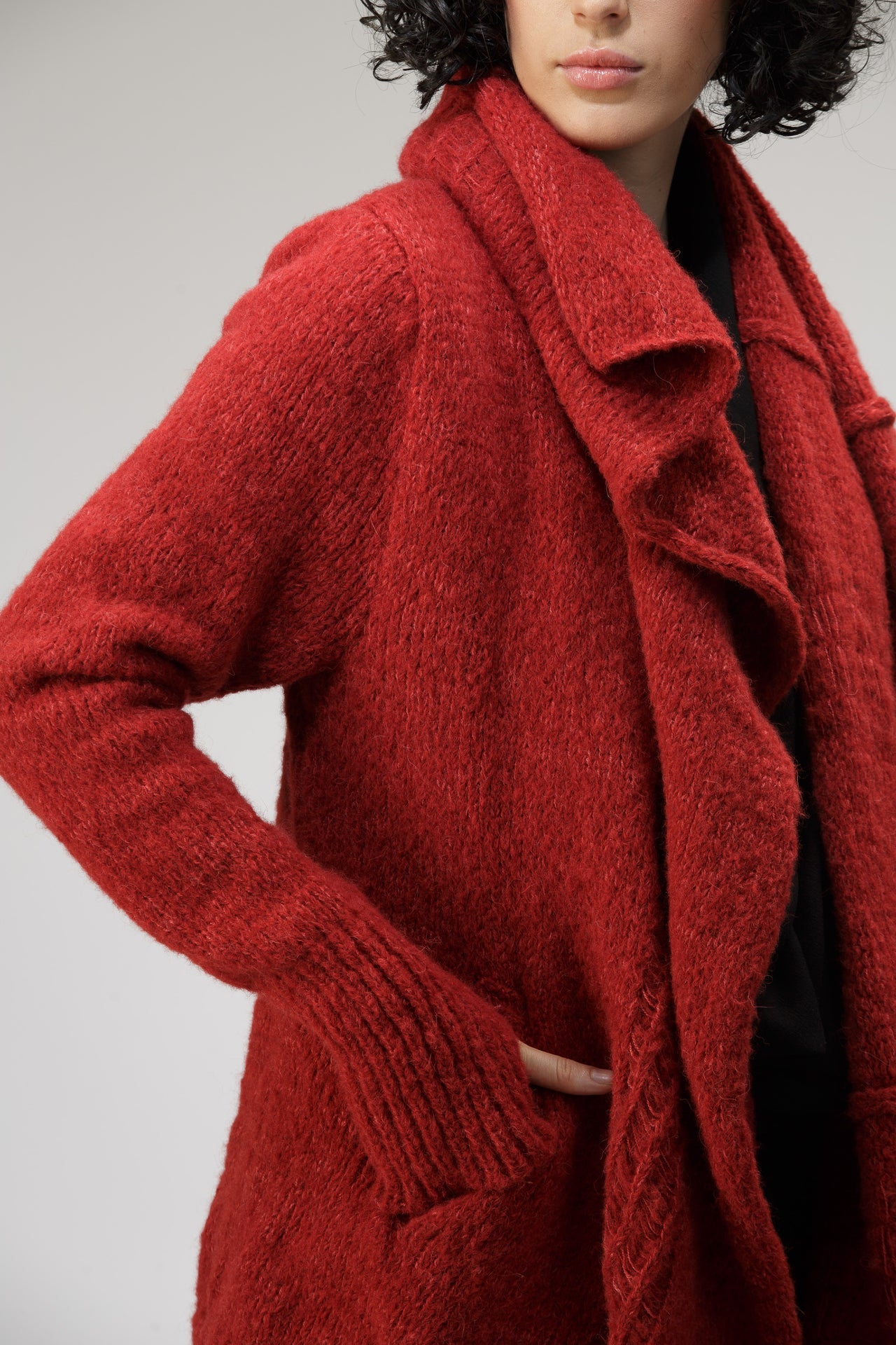 MOTH CARDIGAN IN ALPACA