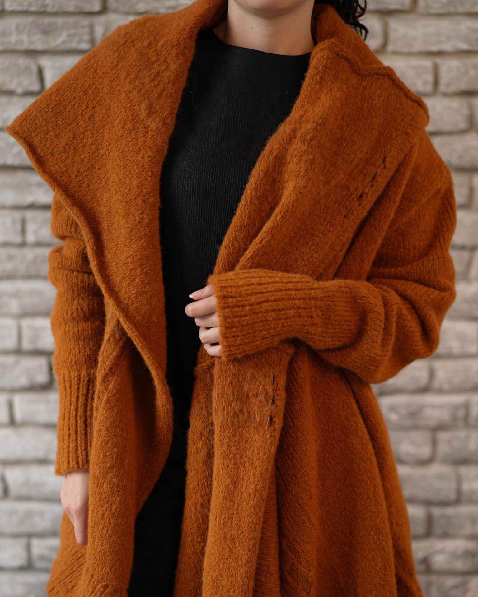 MOTH CARDIGAN IN ALPACA