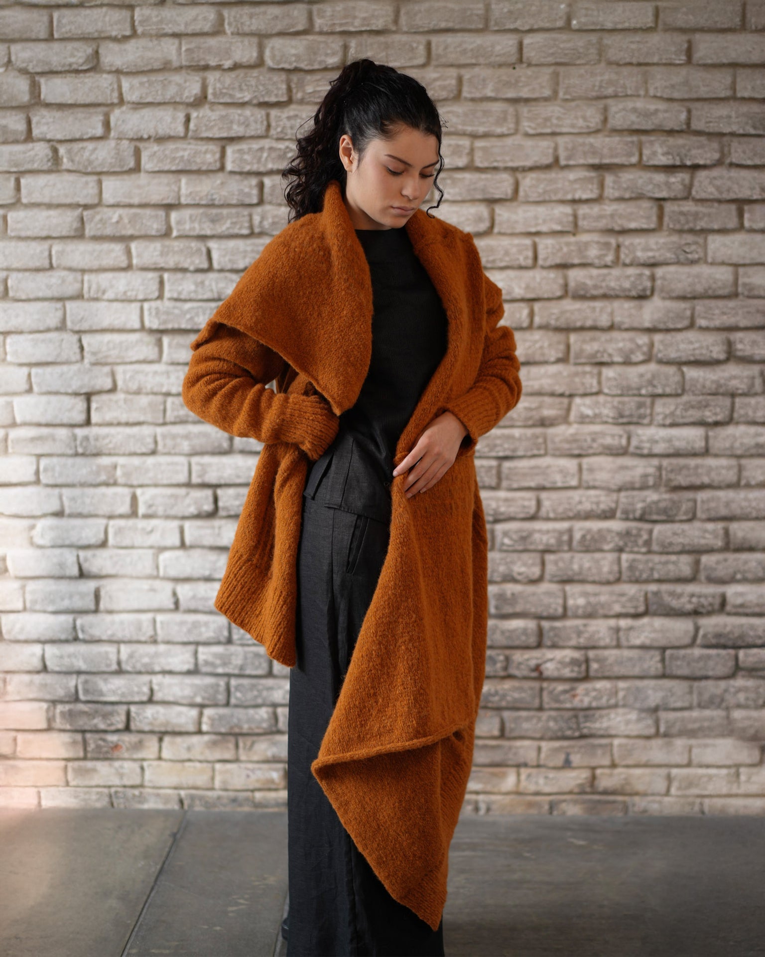 MOTH CARDIGAN IN ALPACA