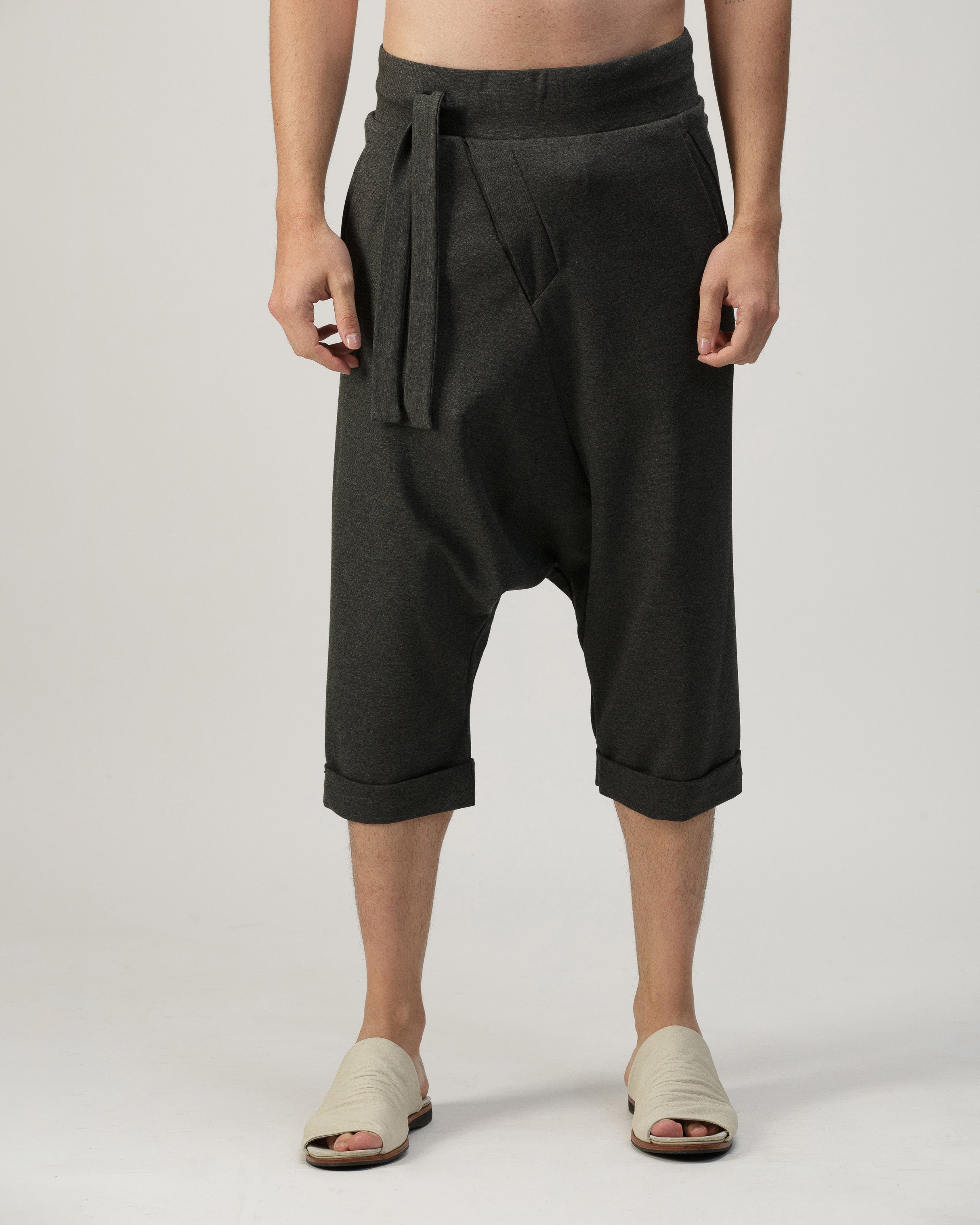 GREY TORNADO SHORTS